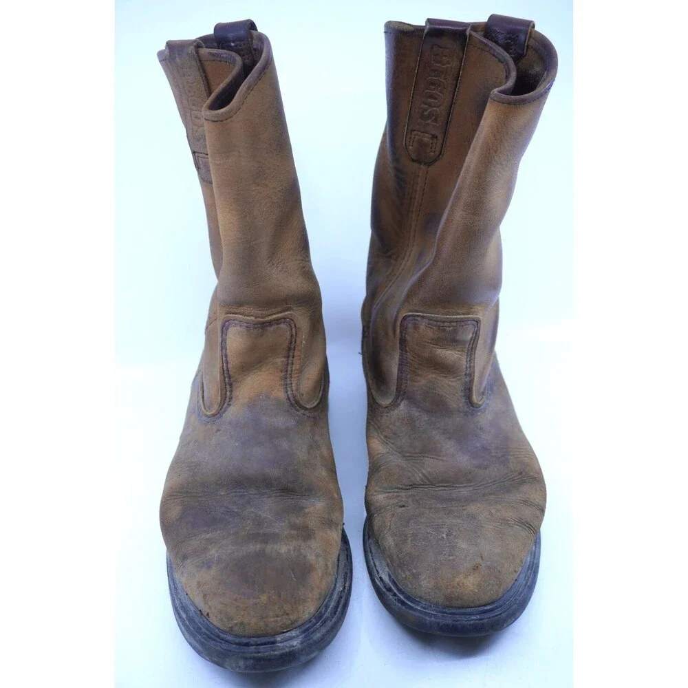 Red Wing Pecos 1105 Mens Size 10.5 D Pull-On Work Boot USA Made